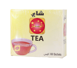 البدر شاي اسود 100كيس * 1.5 جم