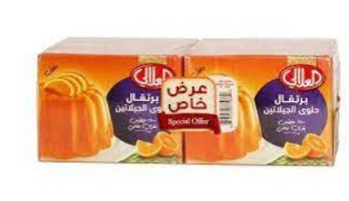 العلالي حلوى جيلاتين جلي برتقال 6*80جم  