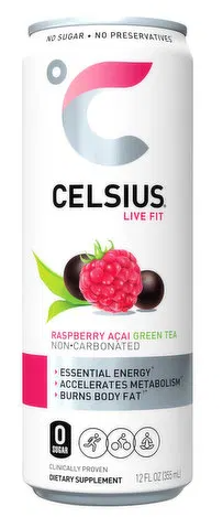 Celsius, Sparkling Peach Vibe Fitness Drink, Zero Sugar, 12 Oz | CVS