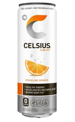 Celsius Sparkling Orange Fitness Drink, Zero Sugar, 12 Oz | CVS