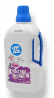 موبي صابون اليدين والجسم برائحة احلام رومانسية 3 لتر