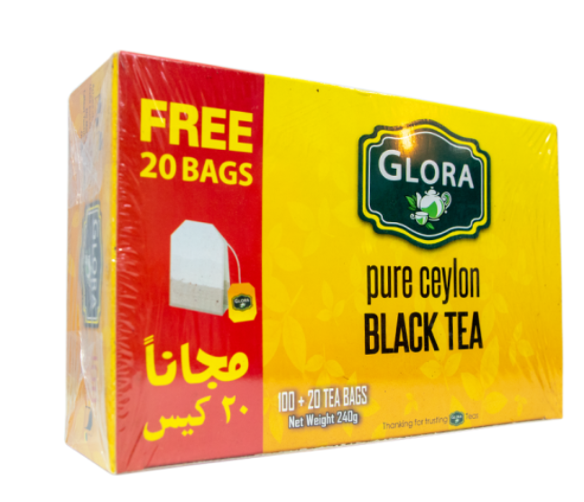 شاي جلوريا سيلاني 100+20مجانا