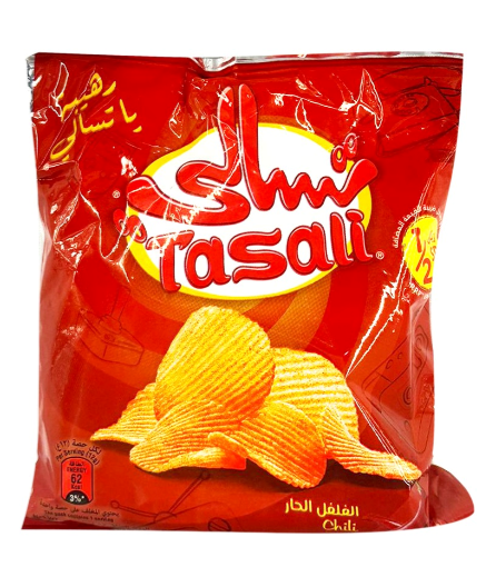 تسالي رقائق البطاطس بنكهة الفلفل الحار 12 جرام