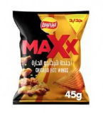 ليز شرائح البطاطس أجنحة شيكاجو الحارة 45 جم 