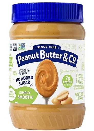 زبدة الفول السوداني الناعمة قابلة للدهن 454 جم 