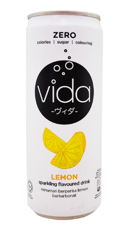 فيدا مشروب غازي زيرو بنكهة الليمون 325 مل 