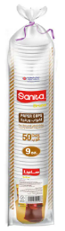 سانيتا أكواب الشاي الورقية 9 أونصة 50 كوب