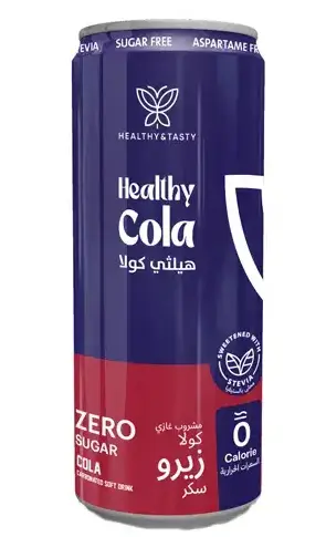 هيلثي اند تيستي مشروب غازي كولا زيرو سكر 250 مل 