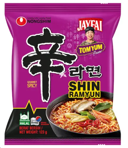 نونج شيم شن راميون نكهة توم يوم 123 جم 