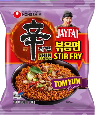 نونج شيم شن راميون نكهة توم يوم حارة 130 حم 