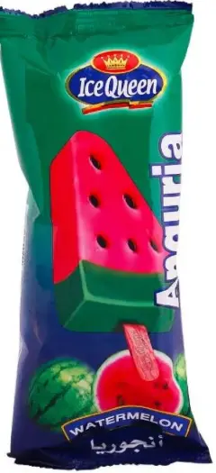 ايس كوين ايس كريم انجوريا شبية مثلج حليب نكهة البطيخ 80 مل 