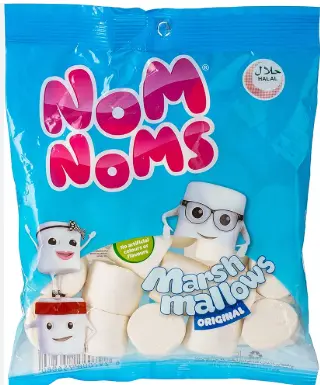 نوم نومز حلوى المارشملو بنكهة الفانيلا 150 جم