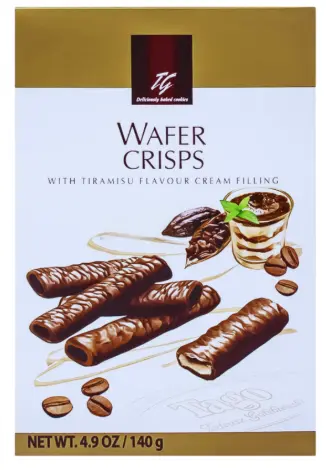 تاجو ويفر رول مع كريمة تيراميسو 140 جم