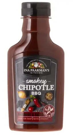 اينا بارمان معجون الفلفل شيبتول المدخن والمتبل بنكهة الشواء 320 مل 