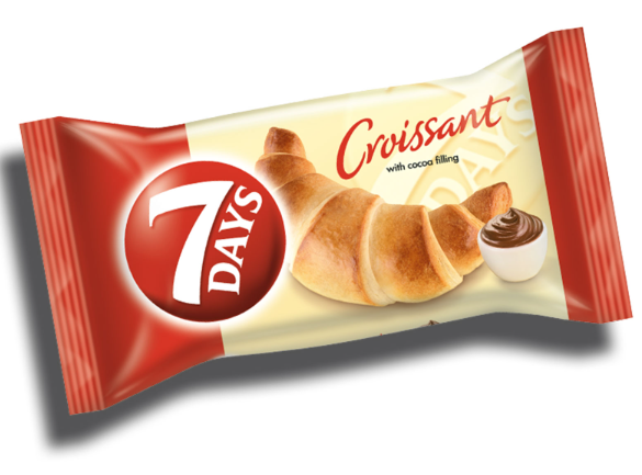 سفن دايز كرواسان بحشوة كريمة الكاكاو 6*55جم 