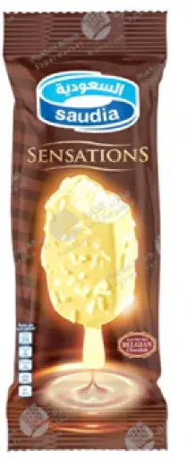 السعودبة ايس كريم سينسيشن اعود شوكولاتة بيضاء 105 مل