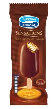 السعودية ايس كريم سينسيشن اعواد دبل كراميل 110 مل 