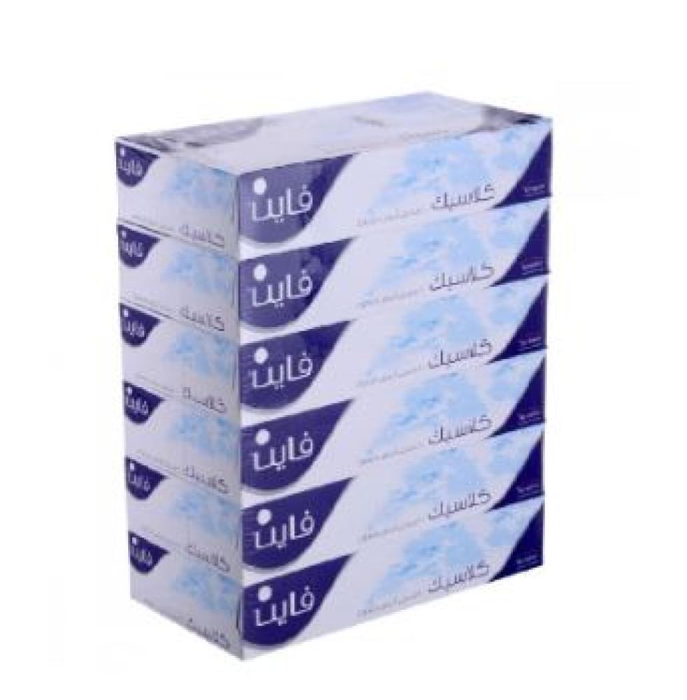 فاين مناديل كلاسيك بيضاء معقمة 