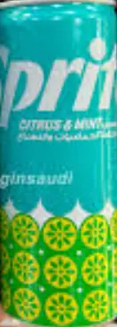  سبرايت مشروب غازي بنكهة الحمضيات والنعناع 250 مل 