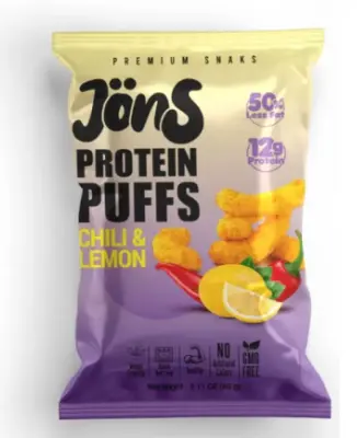 قوفتنس منفخات البروتين بنكهة الشطة والليمون 50 جم  