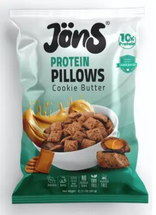 جونز رقائق البروتين بنكهة كريمة الكوكيز 60 جم  