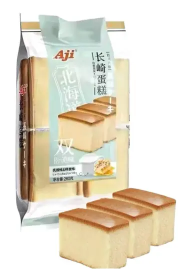 اجي كعكة ناغازاكي نكهة حمض اللاكتيك ونكهة العسل 260 جم