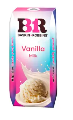 الصافي دانون حليب باسكن روبنز فانليا كامل الدسم 180 مل 