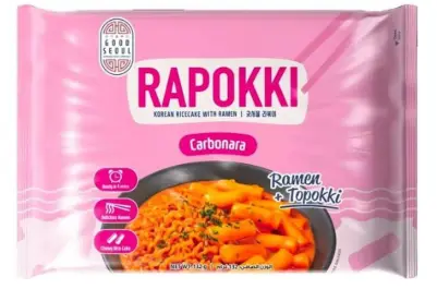 جود سيئول كاربونارا رابوكي كعكة الارز بالجبن مع الرامن 132جم