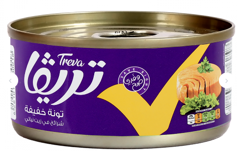 تريفا تونة خفيفة بالزيت 80 جم