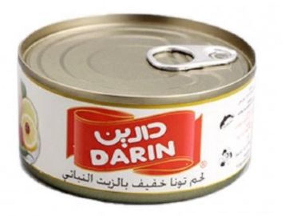 دارين لحم تونة خفيف بالزيت النباتي 185 جم