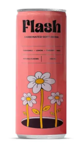 فلاش مشروب غازي وردي 180مل