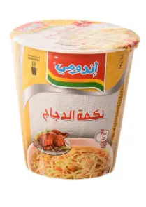 اندومي كاسات شعيريه بنكهة الدجاج سريعه التحضير 60جم 