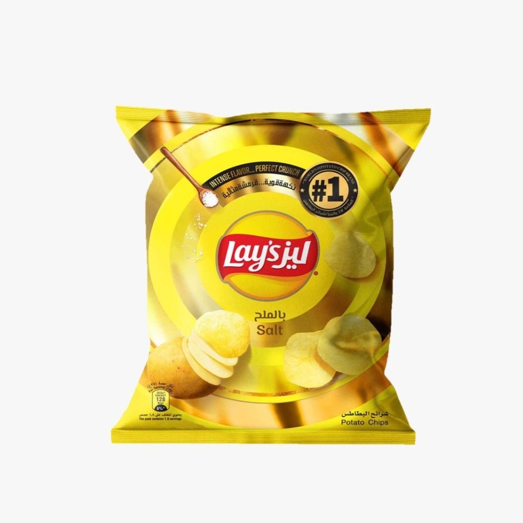 ليز بطاطس بنكهة الملح ١١ جم