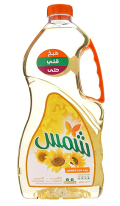 شمس زيت دوار الشمس  1.5 لتر