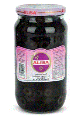 اليسا شرائح زيتون اسود 500 جم
