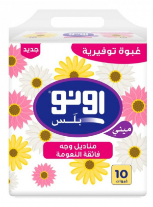 أونو بلس مناديل وجه فائقة النعومة 10 عبوات 180 منديل