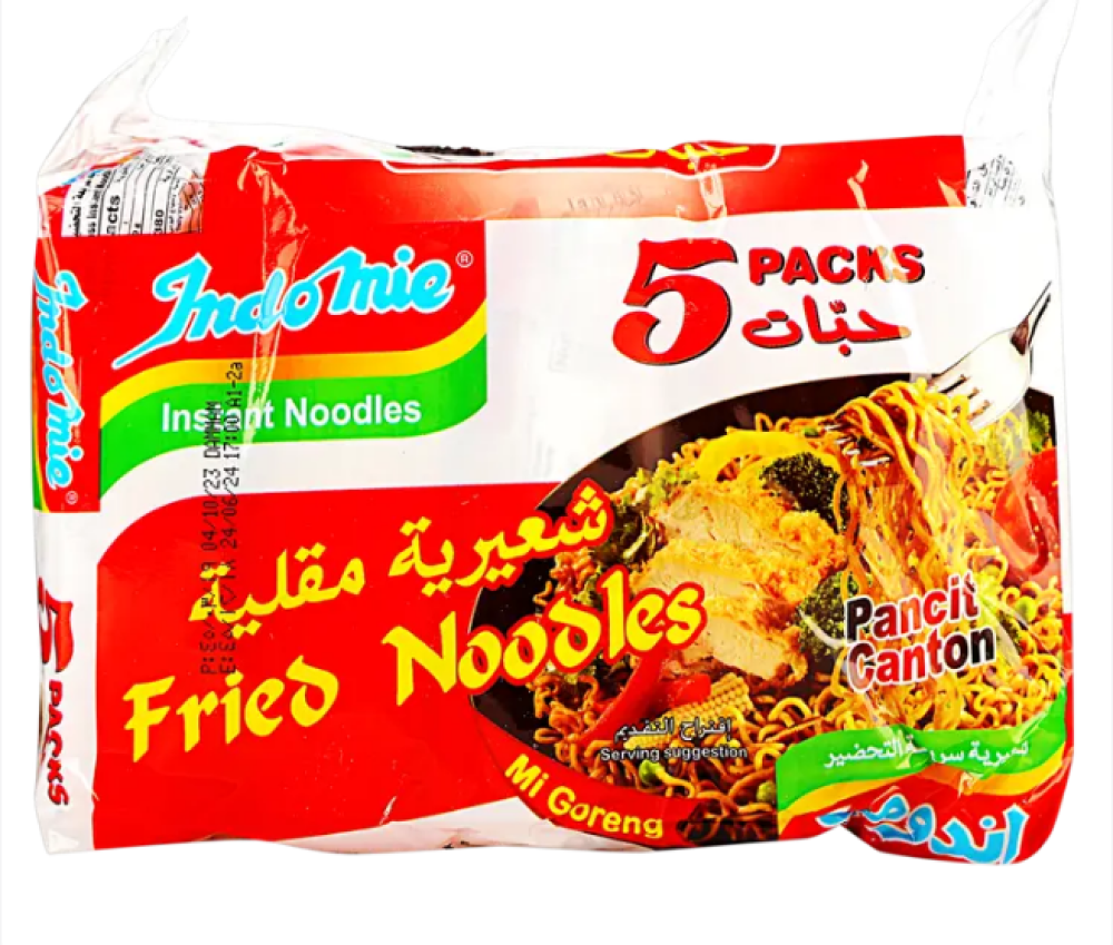 اندومي نودلز شعيرية مقلية مجموعة 5حبات 80 جم