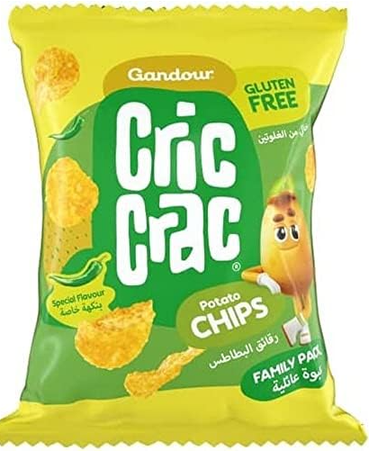 غندور كريك كراك بطاطس بنكهة الفلفل الخاصه12 جم