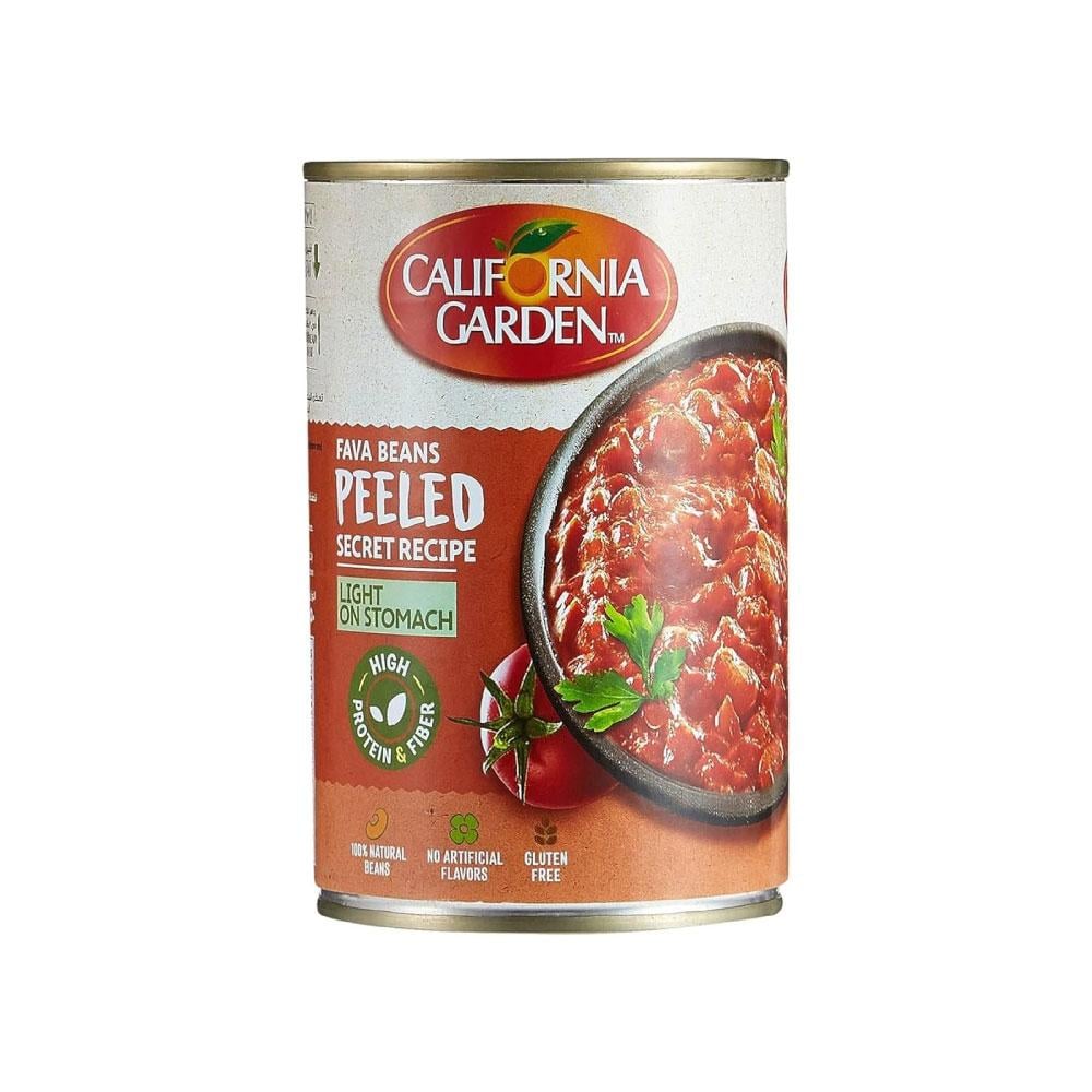 حدائق كاليفورنيا فول مدمس مقشور بالخلطة السرية 450 جم