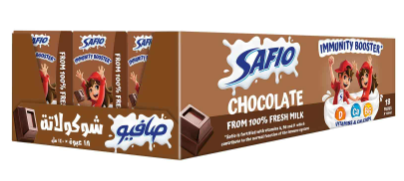 صافيو حليب شوكولاتة تعزيز المناعة 18*140مل