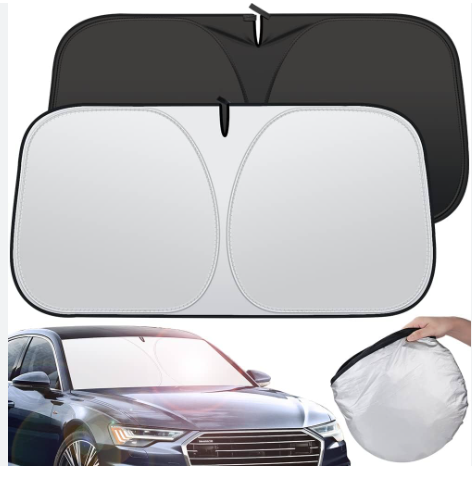 مظلة سيارة اماميه مقاس 148*70 سم
