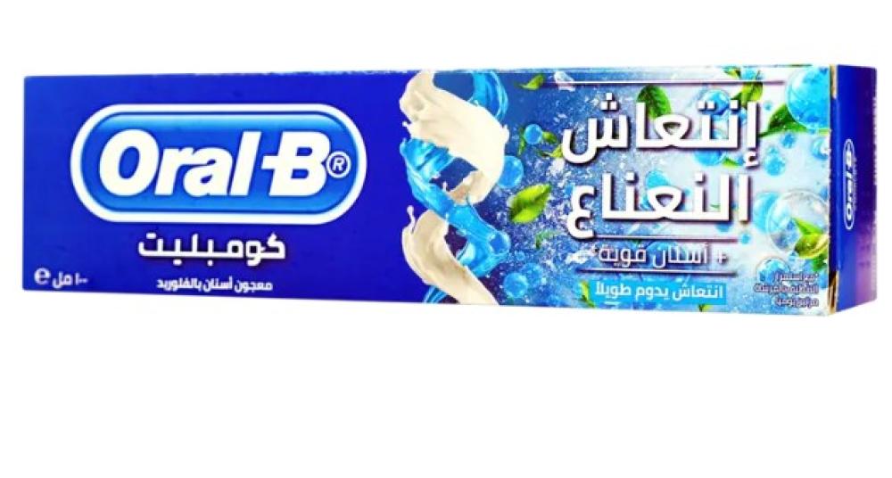اورال بي كومبليت معجون أسنان إنتعاش إضافى بالنعناع 100 مل