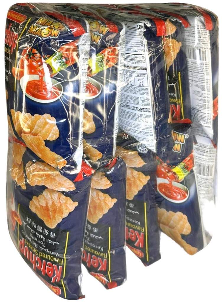 مياو مياو بطاطس بنكهة الكاتشب 10 * 60 جم