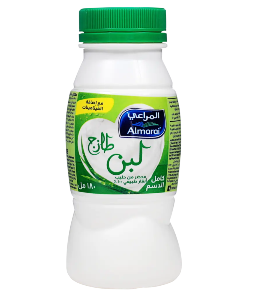 المراعي لبن طازج كامل الدسم 180 مل