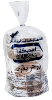 امريكانا برجر بقري شفاف 18 قطعة 1360 كجم