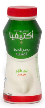 اكتيفيا لبن طازج قليل الدسم 180 مل