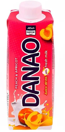 الصافي دناو عصير بالحليب خوخ ومشمش180مل