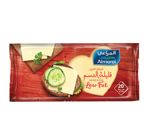 المراعي جبنة شرائح قليلة الدسم 400 جم