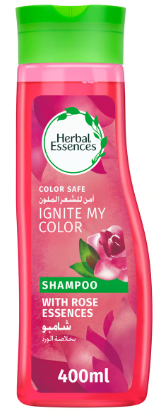 هربل إيسنسز شامبو امن للشعر الملون بخلاصة الورد 400مل
