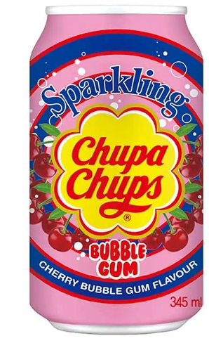 تشوبا تشوبس مشروب غازي نكهة علكة الكرز مستورد 345مل